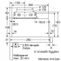 DFL064W53 Beépítési méretrajz