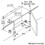 DFS067A51 Beépítési méretrajz