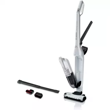 Bosch BBH3ALL28 akkumulátoros kézi porszívó, fehér, robustair rendszer, allfloor kefe, led, easy clean, mosható szűrő, 25,2 v li-ion