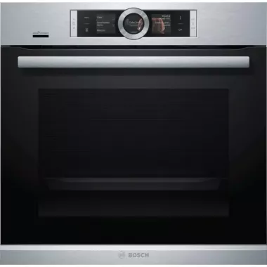 Bosch HBG676ES6 beépíthető sütő, nemesacél, pirolitikus, színes tft-kijelző, homeconnect, perfectbake, maghőmérő, 71 liter