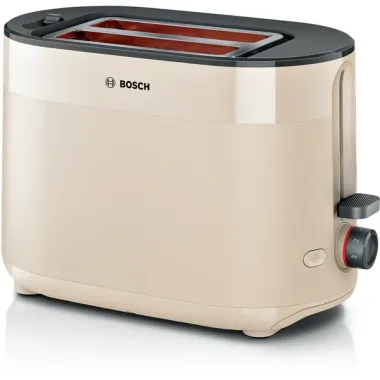 Bosch TAT2M127  kenyérpirító, bézs, kiolvasztás, melegítés, 950 w