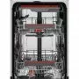 AEG FSE72517P beépíthető keskeny mosogatógép, 45 cm, 10 teríték, maxiflex fiók, quickselect kezelőpanel, airdry, glasscare, extrapower, 46 db(a)