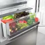 Gorenje NRK6192AS4 alulfagyasztós kombinált hűtőszekrény, szürke, nofrost, 186 cm, 207/97 l, multiflow, fastfreeze, freshzone, crispzone