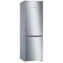 Bosch KGN36NLEA alulfagyasztós kombinált hűtőszekrény, szálcsiszolt acél színű, nofrost, perfectfit, multibox, gyorsfagyasztás, 186 cm, 216/89 l