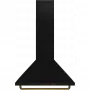 Gorenje WHC63CLB fali kürtős páraelszívó, 60 cm, matt fekete, 3 fokozatú nyomógombos vezérlés, led világítás, classico designvonal