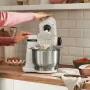 Bosch MUMS2EW40 konyhai robotgép, fehér, 3d-s keverés, dagasztókar, keverőszár, habverő, 3 féle szeletelő és reszelőkorong, 700 w