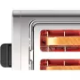 Bosch TAT3P420 kenyérpirító, designline, nemesacél, fokozatmentes teljesítményszabályzó, kiolvasztás, melegítés, 970 w