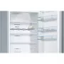 Bosch KGN39VLEB alulfagyasztós kombinált hűtőszekrény, nemesacél, nofrost, vitafresh, 203 cm, 279/89 l, 60 cm széles