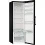 Gorenje R619DABK6 hűtőszekrény, fekete, 185 cm, 398 l, adapttech, freshzone, crispzone, digitális kijelző az ajtón