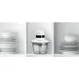 Bosch MMR08A1 aprító, fehér, univerzális nemesacél aprítópenge, 800 ml-es aprítókehely, 400 w