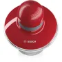 Bosch MMR08R2 aprító, vörös, univerzális nemesacél aprítópenge, 800 ml-es aprítókehely, 400 w