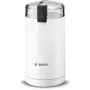 Bosch TSM6A011W kávédaráló, fehér, 75 g darálóedény kapacitás, rozsdamentes acél penge, 180 w