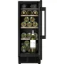 Bosch KUW20VHF0 beépíthető borhűtő, fekete, 82 cm, 58 l - 21 palack, elektronikus vezérlés, pult alá építhető