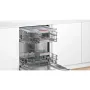 Bosch SMI4HVS00E beépíthető mosogatógép, 60 cm, kezelőpaneles, 13 teríték, homeconnect, 6 program, evőeszköztartó polc, 46 db(a)