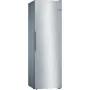Bosch GSN36VLEP fagyasztószekrény, szálcsiszolt acél színű, 186 cm, 242 l, 4 fiók+variozone üvegpolcok, nofrost, 2 db bigbox fiók