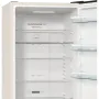 Gorenje NRK6202AC4 alulfagyasztós kombinált hűtőszekrény, bézs, nofrost, 200 cm, 235/96 l, ionair + multiflow, adapttech, fastfreeze