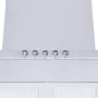 Cata V3-T600 X fali kürtős páraelszívó, 60 cm, 336 m3/óra, led-világítás, inox