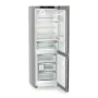 Liebherr KGBNsf 52Vc23 alulfagyasztós kombinált hűtőszekrény, ezüst, 185,5 cm, nofrost, duocooling, érintővezérlés, powercooling, biofresh, easytwist-ice , led