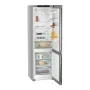 Liebherr KGNsf 57Vd03 alulfagyasztós kombinált hűtőszekrény, ezüst, 201,5 cm, nofrost, duocooling, érintővezérlés, powercooling, easyfresh, led