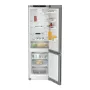 Liebherr KGNsf 57Vd03 alulfagyasztós kombinált hűtőszekrény, ezüst, 201,5 cm, nofrost, duocooling, érintővezérlés, powercooling, easyfresh, led