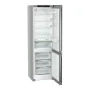 Liebherr KGNsf 57Vd03 alulfagyasztós kombinált hűtőszekrény, ezüst, 201,5 cm, nofrost, duocooling, érintővezérlés, powercooling, easyfresh, led