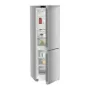 Liebherr KGNsf 52Vd03 alulfagyasztós kombinált hűtőszekrény, ezüst, 185,5 cm, nofrost, duocooling, érintővezérlés, powercooling, easyfresh, led