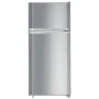 Liebherr CTele 2131 felülfagyasztós kombinált hűtőszekrény, ezüst, 124 cm, smartfrost, 152/44 l, 37 db(a)