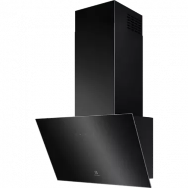Electrolux LFV436K fali döntött páraelszívó, 60 cm, fekete, 3+1 fokozatú érintővezérlés, hob2hood, led világítás