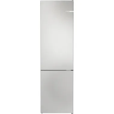 Bosch KGN392LAF alulfagyasztós kombinált hűtőszekrény, szálcsiszolt acél színű, 203 cm, 260/103 l, nofrost, vitafresh, multi airflow, 60 cm széles