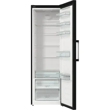 Gorenje R619DABK6 hűtőszekrény, fekete, 185 cm, 398 l, adapttech, freshzone, crispzone, digitális kijelző az ajtón